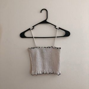 2/10! 🌙 White Forever 21 Crop Top